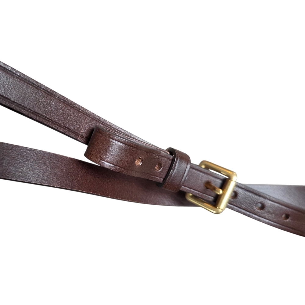Dooney & Bourke Caramel Chocolate Suede Flap Crossbody Bag - Picture 16 of 16